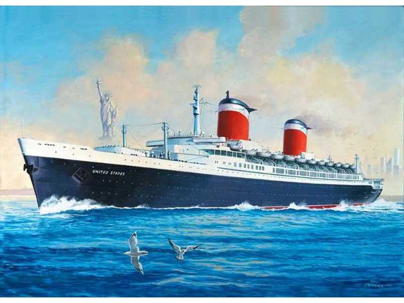 SS United States amerykański transatlantyk - zdjęcie 1 SS United States amerykański transatlantyk - zdjęcie 1