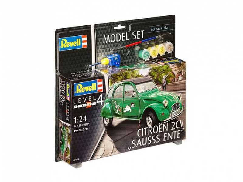 Citroën 2CV Sausss Ente - zestaw podarunkowy - zdjęcie 1 Citroën 2CV Sausss Ente - zestaw podarunkowy - zdjęcie 1
