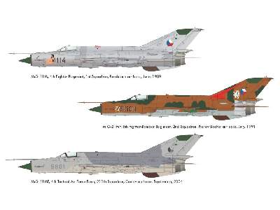 MF / MiG-21 in Czechoslovak service DUAL COMBO - zdjęcie 4