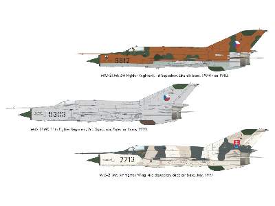 MF / MiG-21 in Czechoslovak service DUAL COMBO - zdjęcie 5