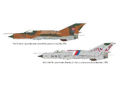 MF / MiG-21 in Czechoslovak service DUAL COMBO - zdjęcie 6