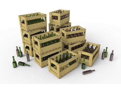 Butelki na wino i skrzynki drewniane - zdjęcie 27