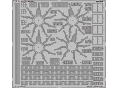 B-17E/ F engines 1/32 - Hk Models - zdjęcie 1