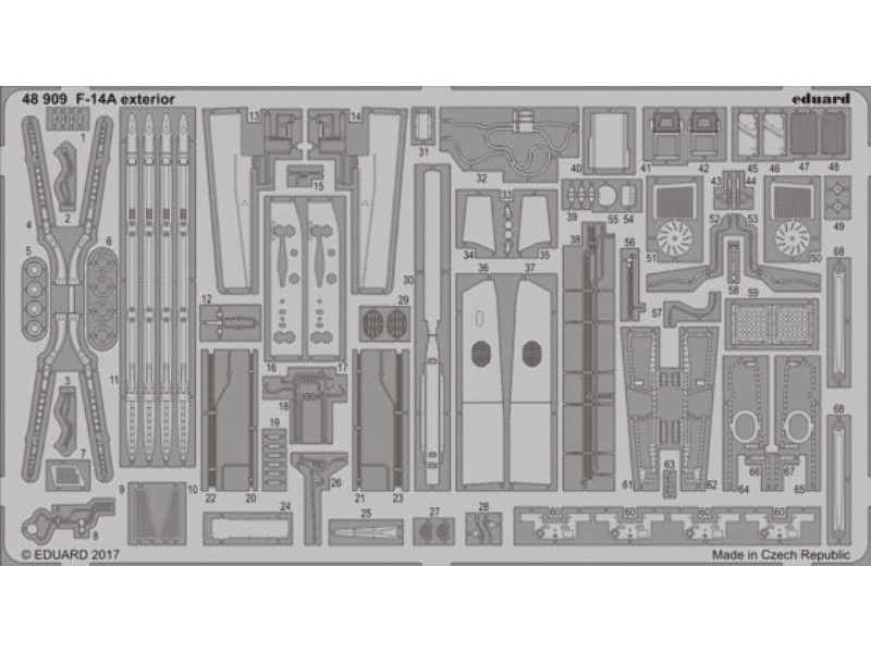 F-14A exterior 1/48 - Tamiya - zdjęcie 1