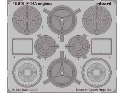 F-14A engines 1/48 - Tamiya - zdjęcie 1