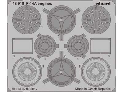 F-14A engines 1/48 - Tamiya - zdjęcie 1