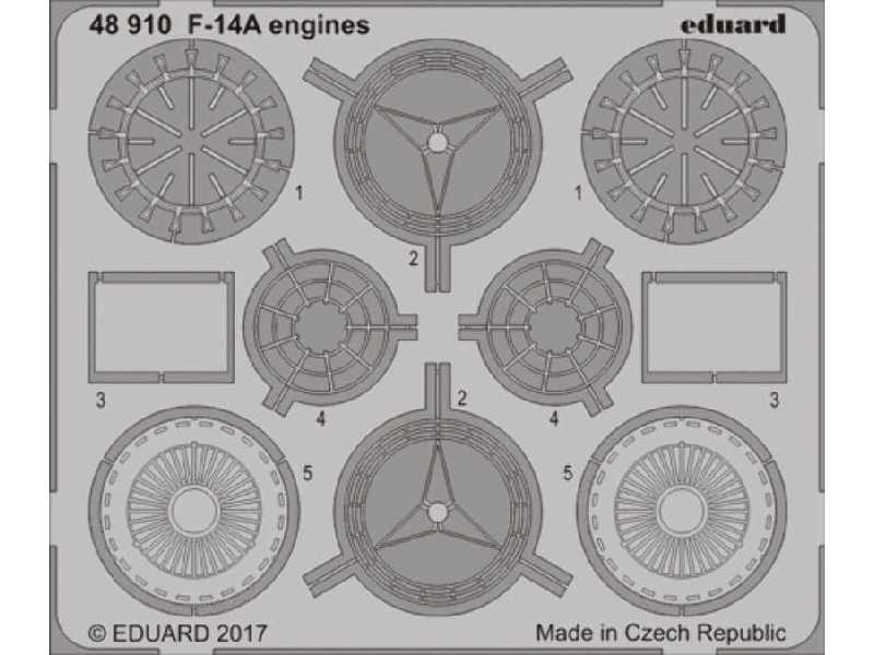 F-14A engines 1/48 - Tamiya - zdjęcie 1 F-14A engines 1/48 - Tamiya - zdjęcie 1