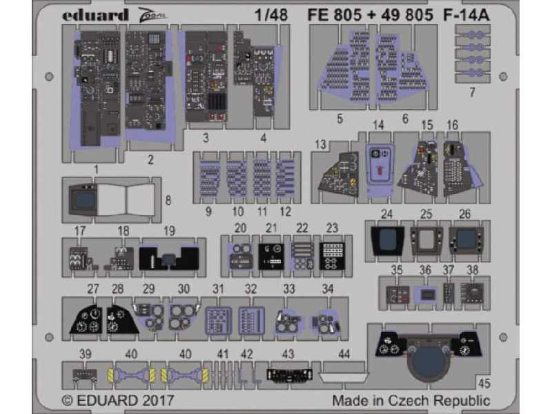 F-14A interior 1/48 - Tamiya - zdjęcie 1