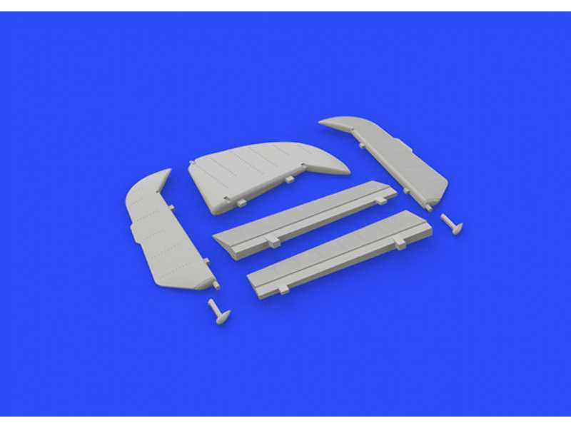 Bf 109F control surfaces 1/48 - Eduard - zdjęcie 1 Bf 109F control surfaces 1/48 - Eduard - zdjęcie 1