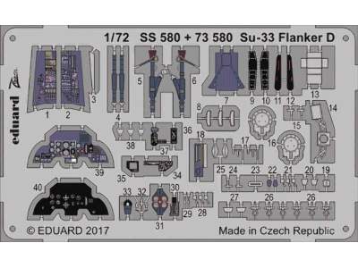 Su-33 Flanker D 1/72 - Zvezda - zdjęcie 1