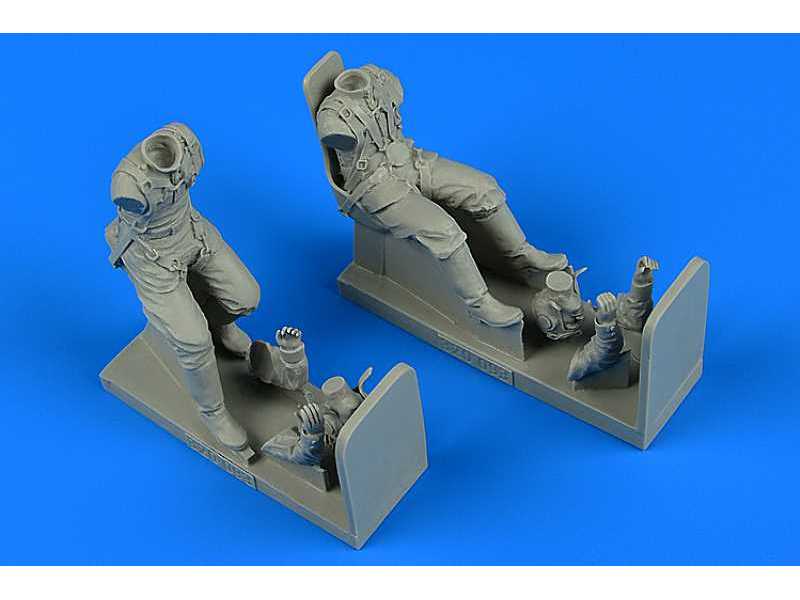 Soviet WWII Pilot and Gunner for Il-2m3 Sturmovik wit seat - Tru - zdjęcie 1 Soviet WWII Pilot and Gunner for Il-2m3 Sturmovik wit seat - Tru - zdjęcie 1