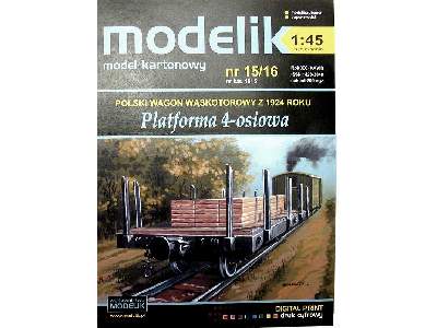 Wagon-platforma 4- osiowa - zdjęcie 5