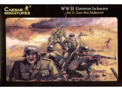 Figurki Niemiecka piechota II Wojna Światowa - zdjęcie 1