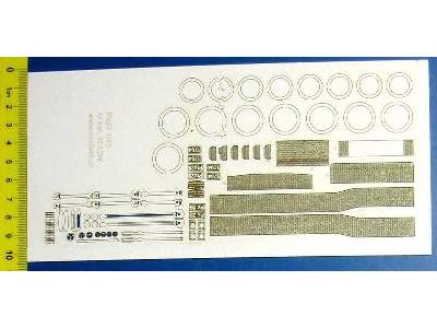 Px29 1:45 Wręgi, koła, detale, grawerowane pomosty i tabliczki - zdjęcie 4