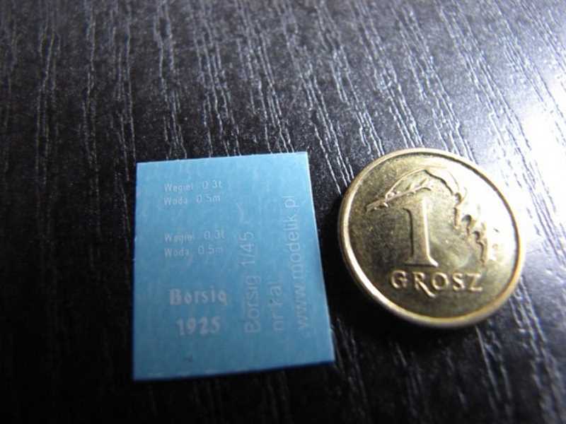 BORSIG Bn2t Niemiecki parowóz wąskotorowy z 1925 roku- kalkomani - zdjęcie 1 BORSIG Bn2t Niemiecki parowóz wąskotorowy z 1925 roku- kalkomani - zdjęcie 1
