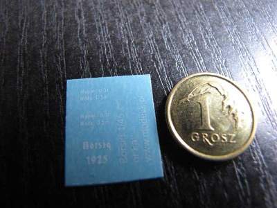BORSIG Bn2t Niemiecki parowóz wąskotorowy z 1925 roku- kalkomani - zdjęcie 2