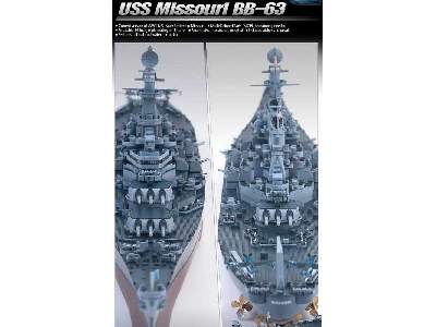 USS Missouri BB-63 - Multi Color Parts - zdjęcie 2