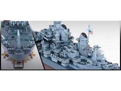 USS Missouri BB-63 - Multi Color Parts - zdjęcie 4