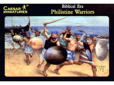 Figurki Wojownicy filistyńscy - epoka biblijna - zdjęcie 1