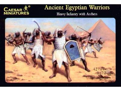 Figurki Ciężka piechota egipska z łucznikami - zdjęcie 1