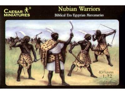 Figurki Wojownicy nubijscy - epoka biblijna - zdjęcie 1