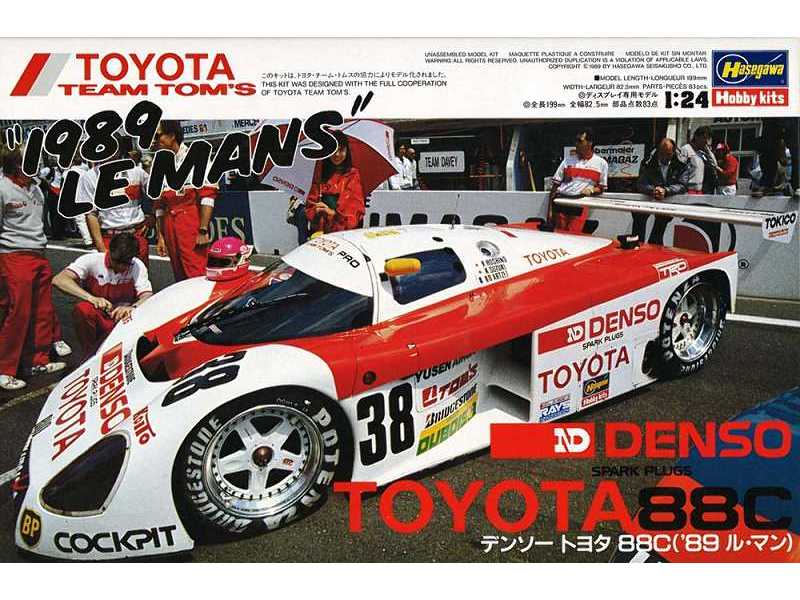 Denso Toyota 88c - 1989 Le Mans - zdjęcie 1 Denso Toyota 88c - 1989 Le Mans - zdjęcie 1