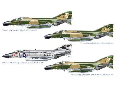 F-4 C/D/J Phantom II Aces USAF-US Navy Vietnam ACES - zdjęcie 2