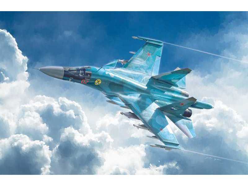 Suchoj SU-34/SU-32 FN - rosyjski bombowiec taktyczny - zdjęcie 1 Suchoj SU-34/SU-32 FN - rosyjski bombowiec taktyczny - zdjęcie 1
