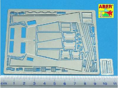 Górny pancerz do SD.Kfz. 250 "Alte" - późny - el. fototrawione - zdjęcie 1
