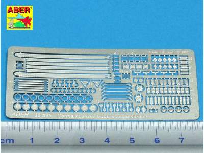 Akcesoria do niemieckich czołgistów - el. fototrawione - zdjęcie 1