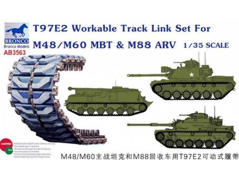 Gąsienice T97E2 do czołgów M48/M60 MBT & M88 ARV - zdjęcie 1 Gąsienice T97E2 do czołgów M48/M60 MBT & M88 ARV - zdjęcie 1
