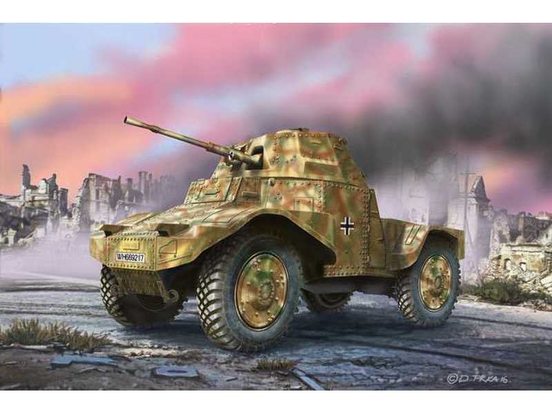 P204(f) samochód pancerny Panhard AMD 178 w barwach niemieckich - zdjęcie 1