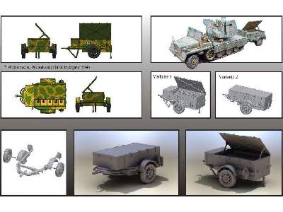 Przyczepka z amunicją do działka 3,7cm Flak 43 - zdjęcie 2