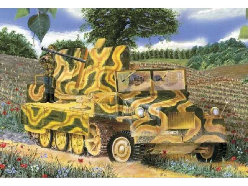sWS z działkiem 3,7cm Flak 43 - zdjęcie 1 sWS z działkiem 3,7cm Flak 43 - zdjęcie 1