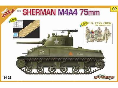Sherman M4A4 75mm with DS Track + amerykańska załoga - zdjęcie 1