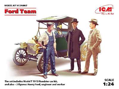 Ford Model T 1913 Roadster z figurkami - Ford Team - zdjęcie 25