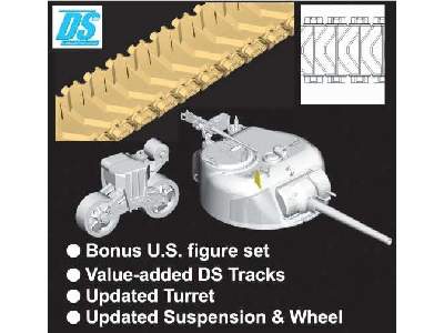 Sherman M4A4 75mm with DS Track + amerykańska załoga - zdjęcie 4