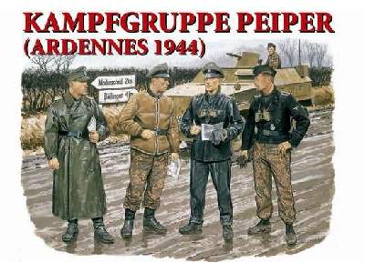 Pz.Beob.Wg. IV Ausf. J + figurki Kampfgruppe Peiper Ardeny - zdjęcie 2