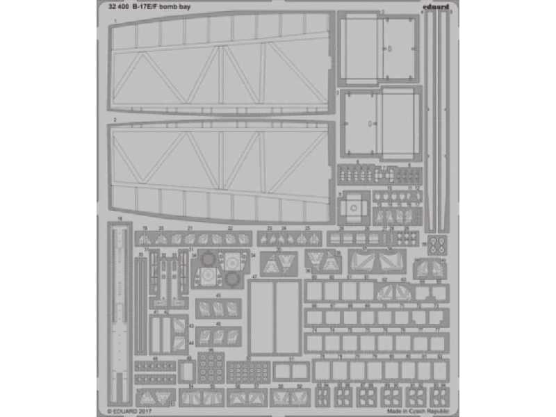 B-17E/ F bomb bay 1/32 - Hong Kong Models - zdjęcie 1 B-17E/ F bomb bay 1/32 - Hong Kong Models - zdjęcie 1