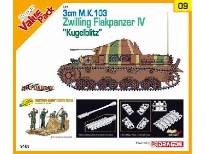 MK 103 Zwilling Flakpanzer IV Kugelblitz + załoga - zdjęcie 1