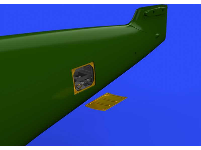Bf 109G-2/4 radio compartment 1/48 - Eduard - zdjęcie 1 Bf 109G-2/4 radio compartment 1/48 - Eduard - zdjęcie 1