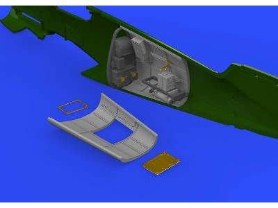 Bf 109G-2/4 radio compartment 1/48 - Eduard - zdjęcie 2