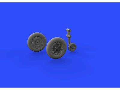 Bf 109G-2 wheels 1/48 - Eduard - zdjęcie 6
