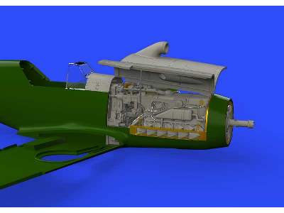 Bf 109F engine & fuselage guns 1/48 - Eduard - zdjęcie 2