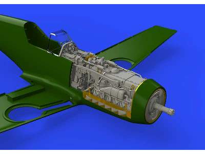 Bf 109F engine & fuselage guns 1/48 - Eduard - zdjęcie 7