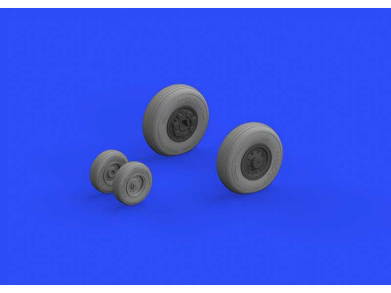F-14A wheels early 1/48 - Tamiya - zdjęcie 1 F-14A wheels early 1/48 - Tamiya - zdjęcie 1
