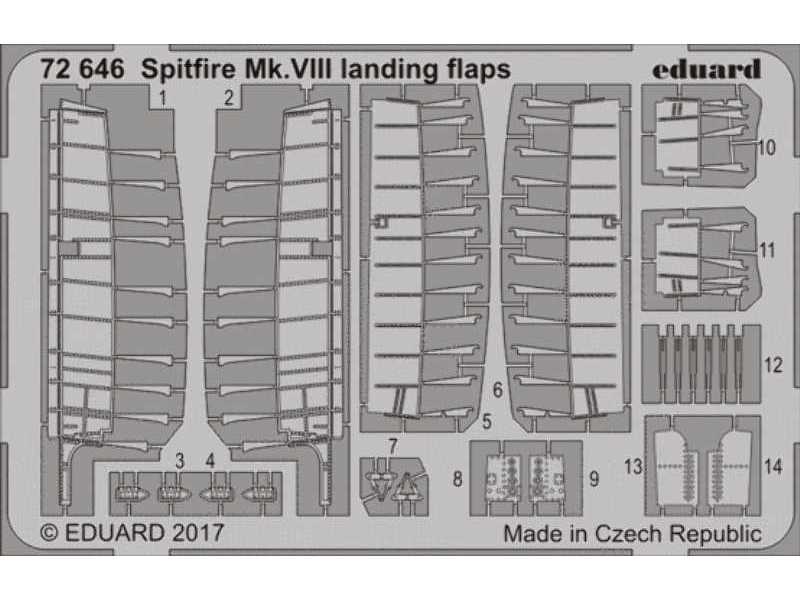 Spitfire Mk. VIII landing flaps 1/72 - Eduard - zdjęcie 1