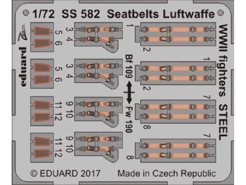 Seatbelts Luftwaffe WWII fighters STEEL 1/72 - zdjęcie 1