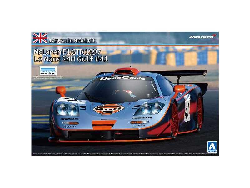 Mclaren F1 Gtr 1997 Lemans-24h Gulf #41 - zdjęcie 1 Mclaren F1 Gtr 1997 Lemans-24h Gulf #41 - zdjęcie 1