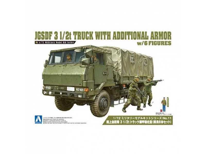 JGSDF 3 1/2t Truck Additional Armor 4 Figures - zdjęcie 1 JGSDF 3 1/2t Truck Additional Armor 4 Figures - zdjęcie 1